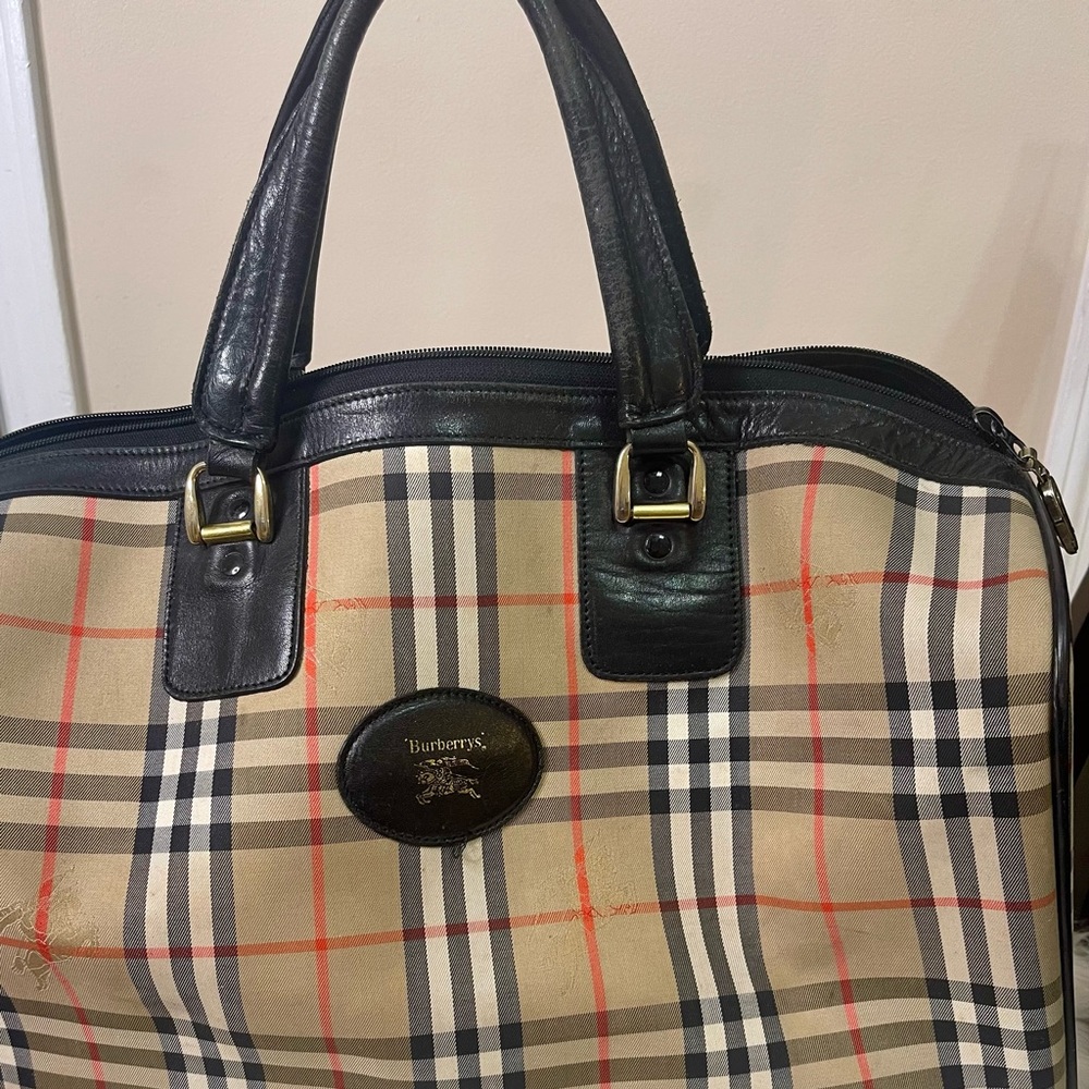 Burberry London Haymarket Check Travel Bag